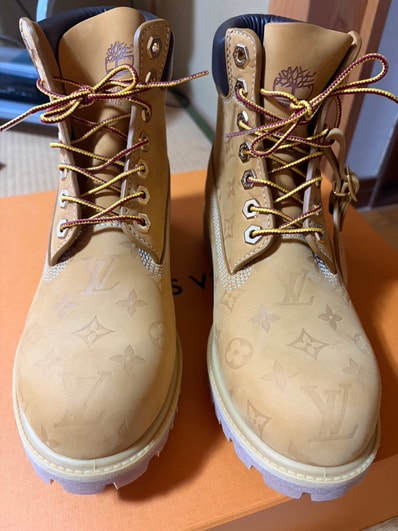 Louis Vuitton × Timberland Monogram Embossed 6inch Ankle Boot "Beige"