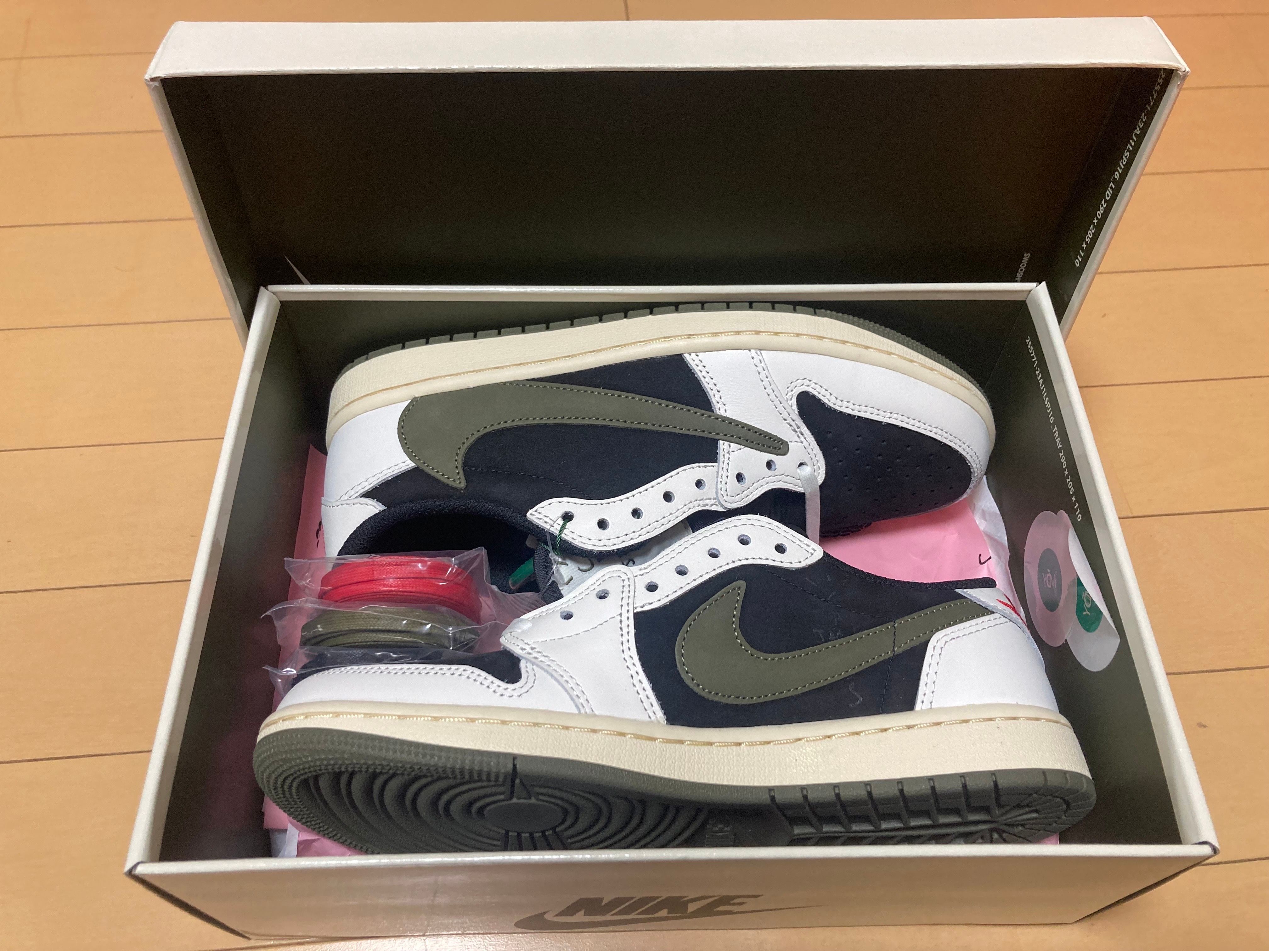 Travis Scott × Nike Women's Air Jordan 1 Low OG "Medium Olive"