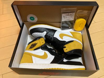 Nike Air Jordan 1 Retro High OG "Black Toe/Yellow Ochre"