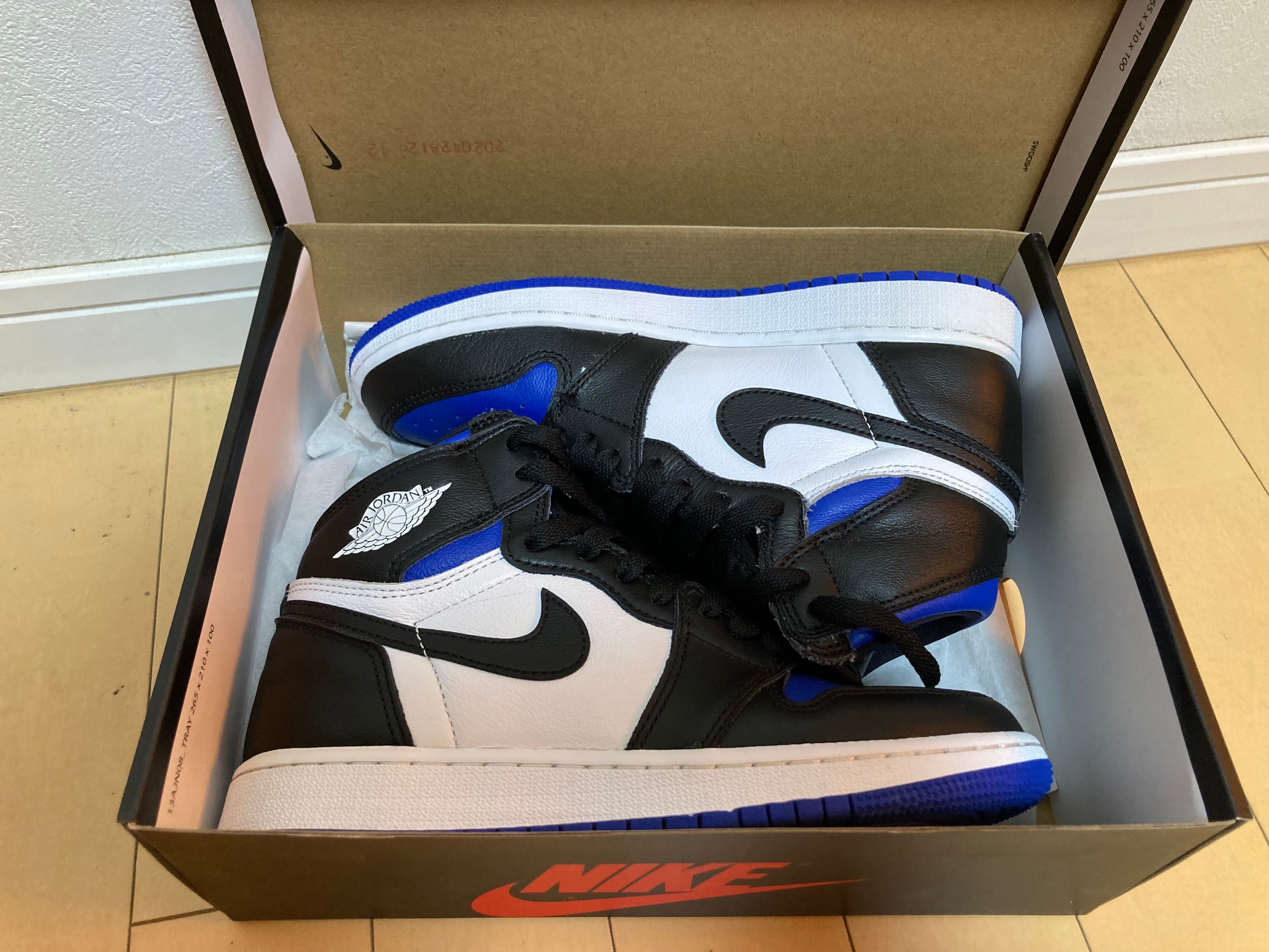 Nike GS Air Jordan 1 High "Royal Toe" (2020)