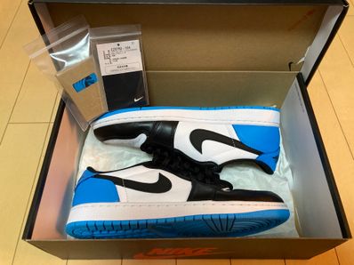 Nike Air Jordan 1 Low OG "Black and Dark Powder Blue/UNC"