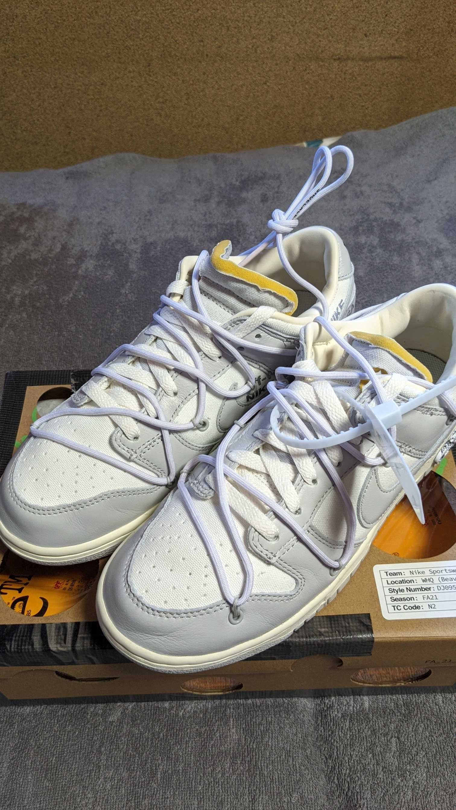 Off-White × Nike Dunk Low 1 of 50 "Lot.49"