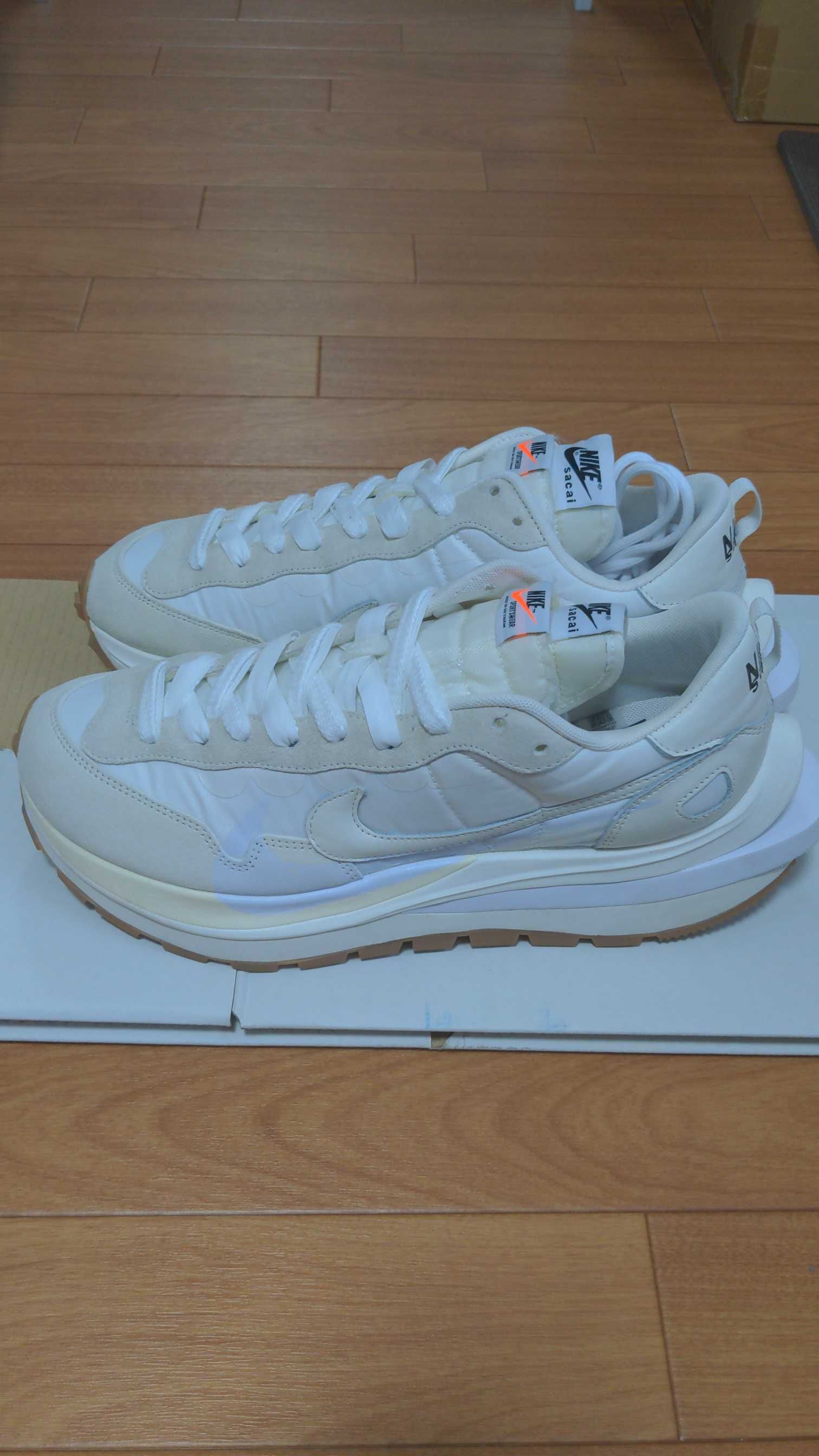 sacai × Nike Vapor Waffle "White Gum"