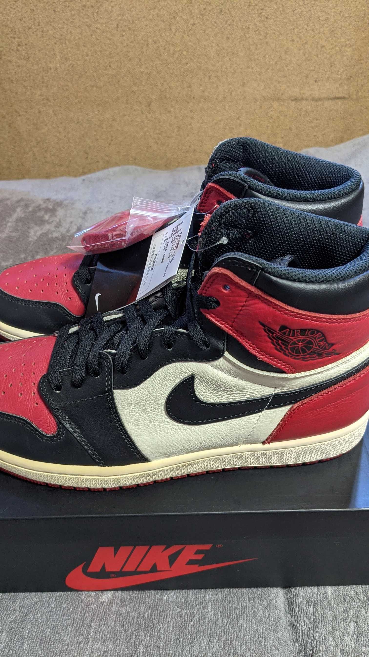 Nike Air Jordan 1 Retro High OG "Bred Toe"