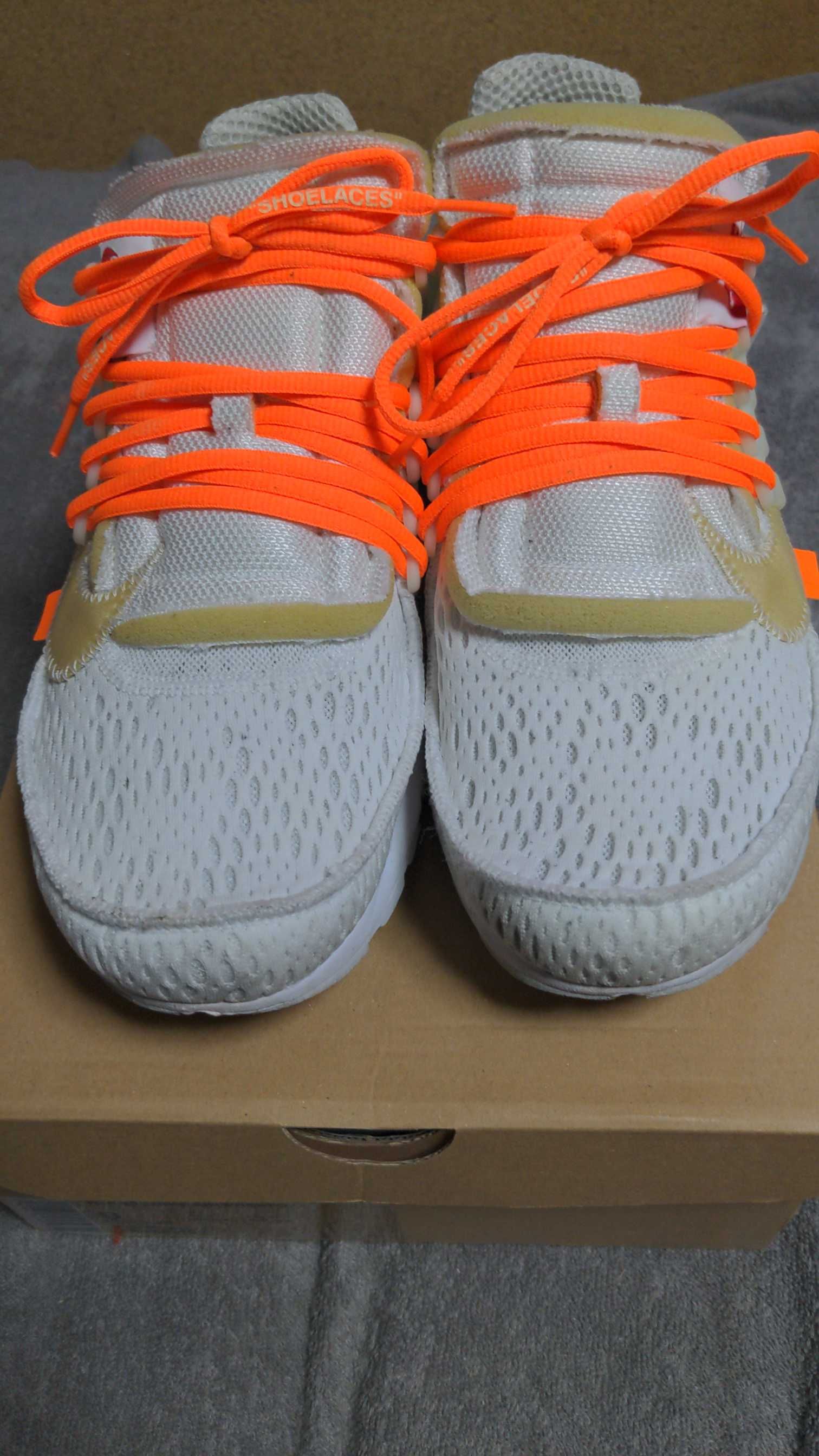 Off-White × Nike Air Presto "White/Black/Cone"