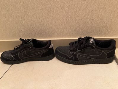 Travis Scott × Nike Air Jordan 1 Low OG SP "Black Phantom"