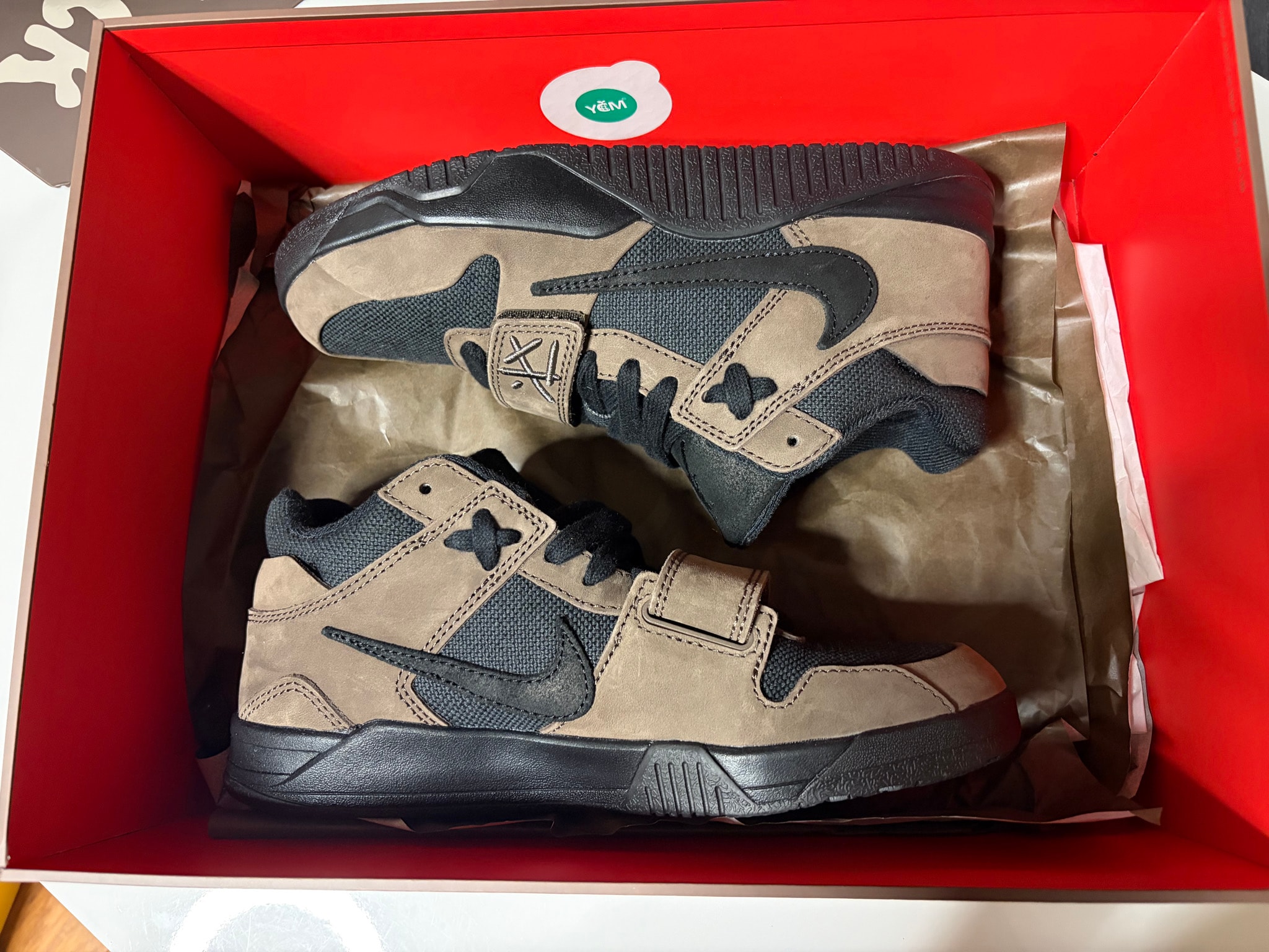 Travis Scott × Nike Jordan Jumpman Jack TR CJ1 T-Rexx "Black and Dark Mocha"