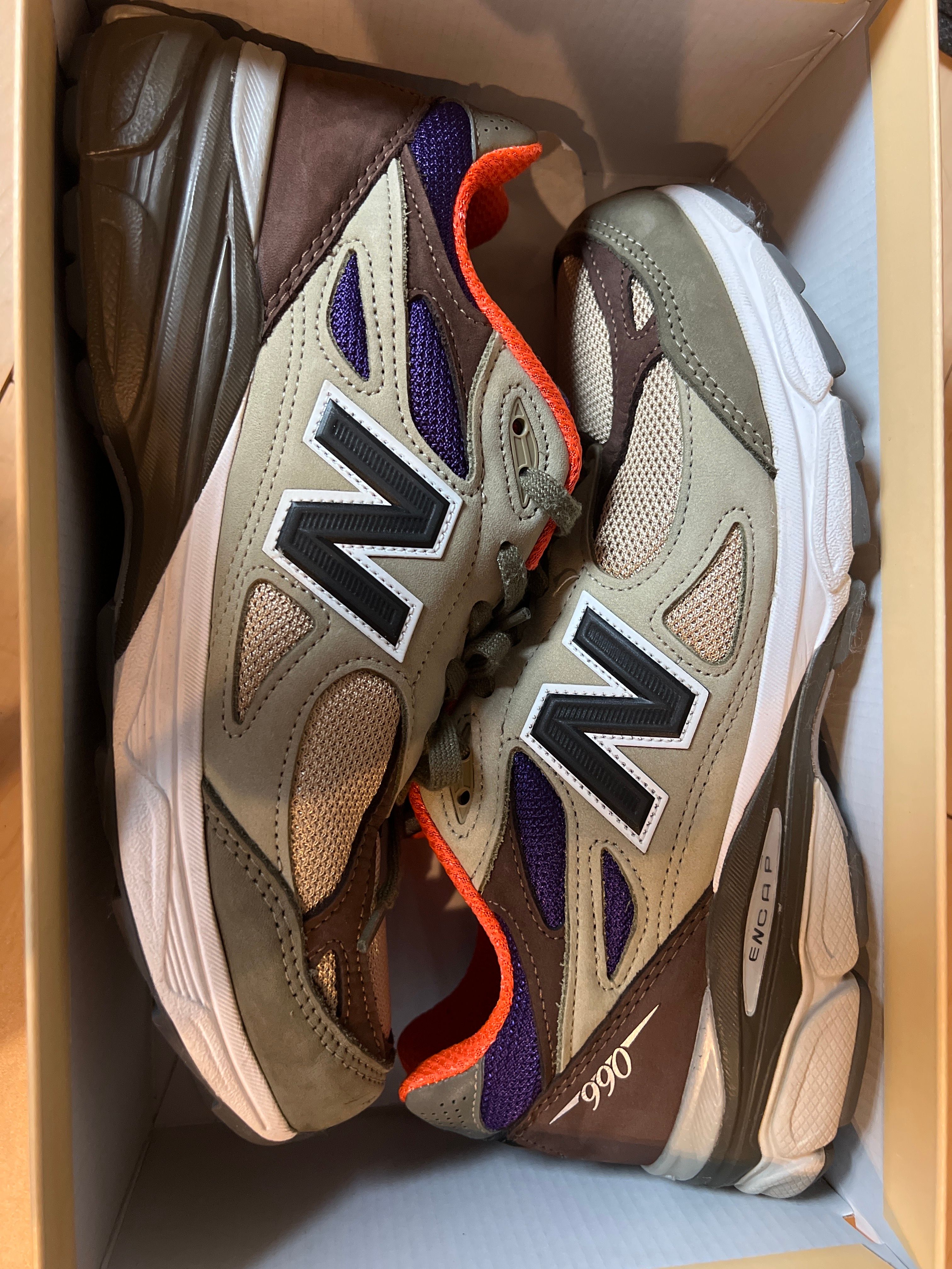New Balance 990V3 "Khaki/Orange"