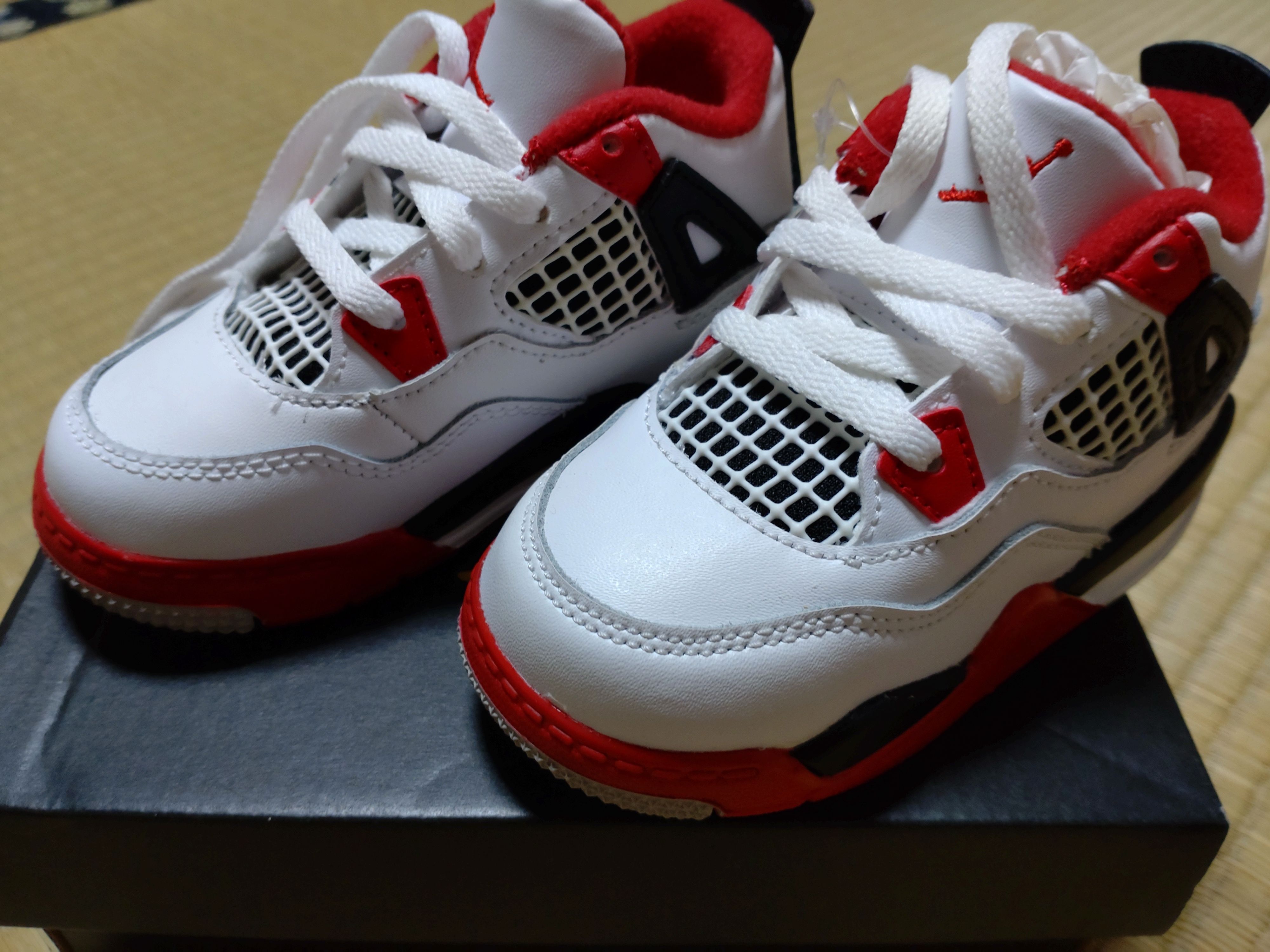 Nike TD Air Jordan 4 OG "Fire Red"