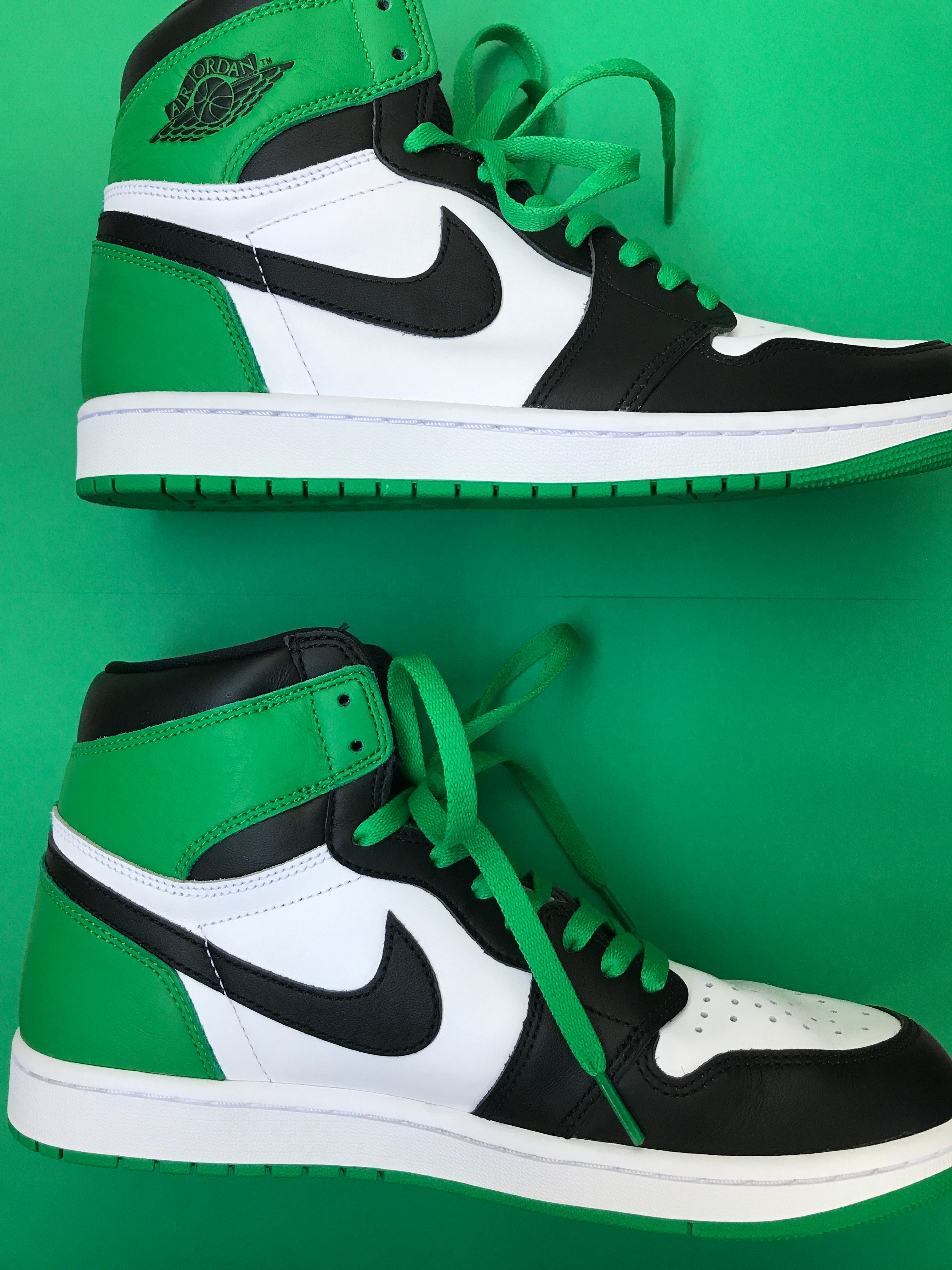 Nike Air Jordan 1 Retro High OG "Celtics/Black and Lucky Green" (2023)