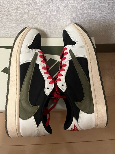 Travis Scott × Nike Women's Air Jordan 1 Low OG "Medium Olive"