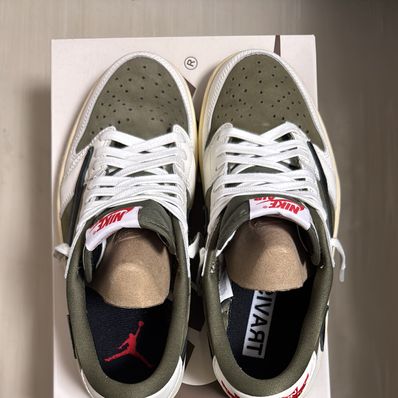 Travis Scott × Nike Air Jordan 1 Low OG SP "Reverse Olive"