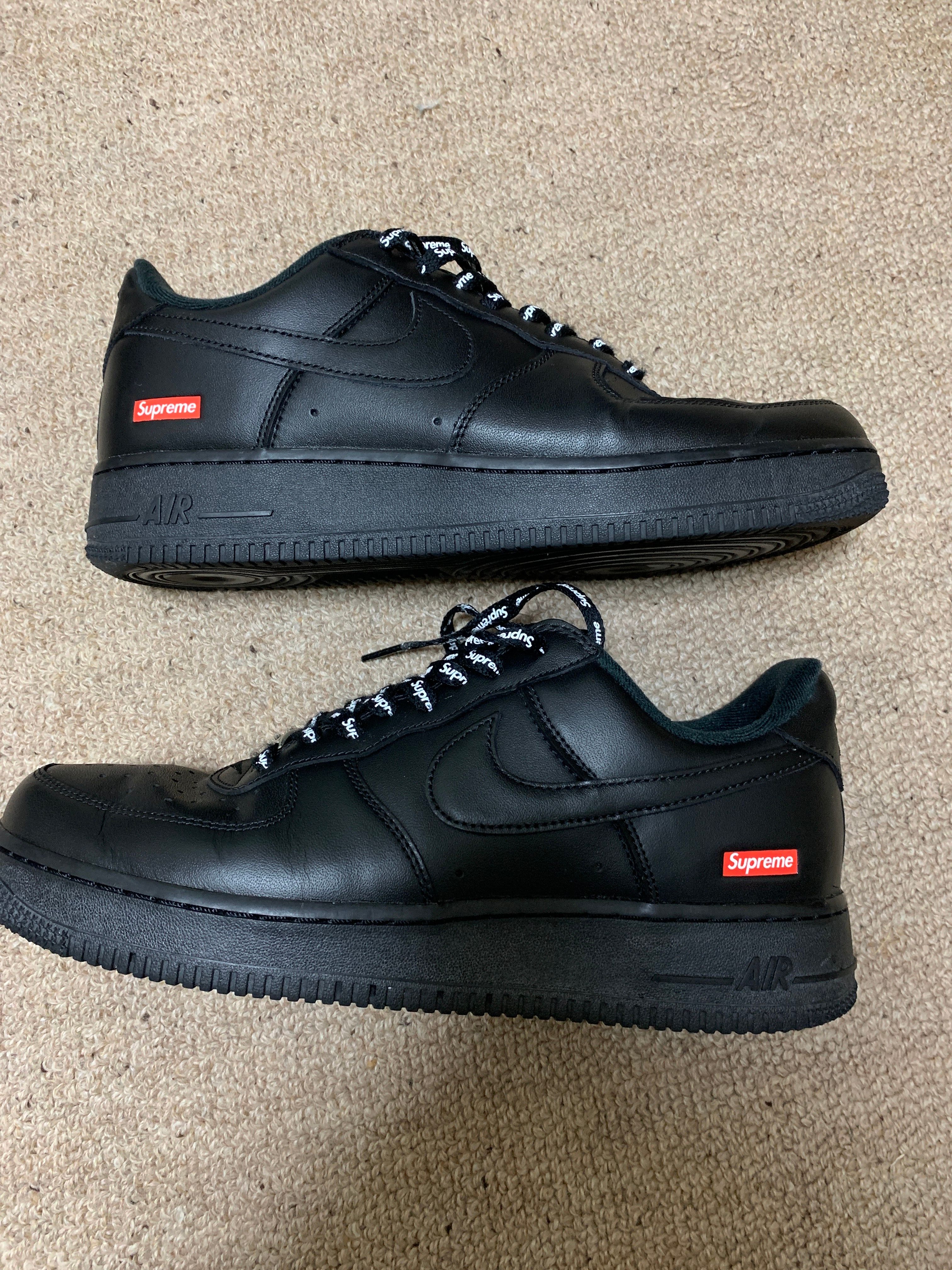 Supreme × Nike Air Force 1 Low "Black"