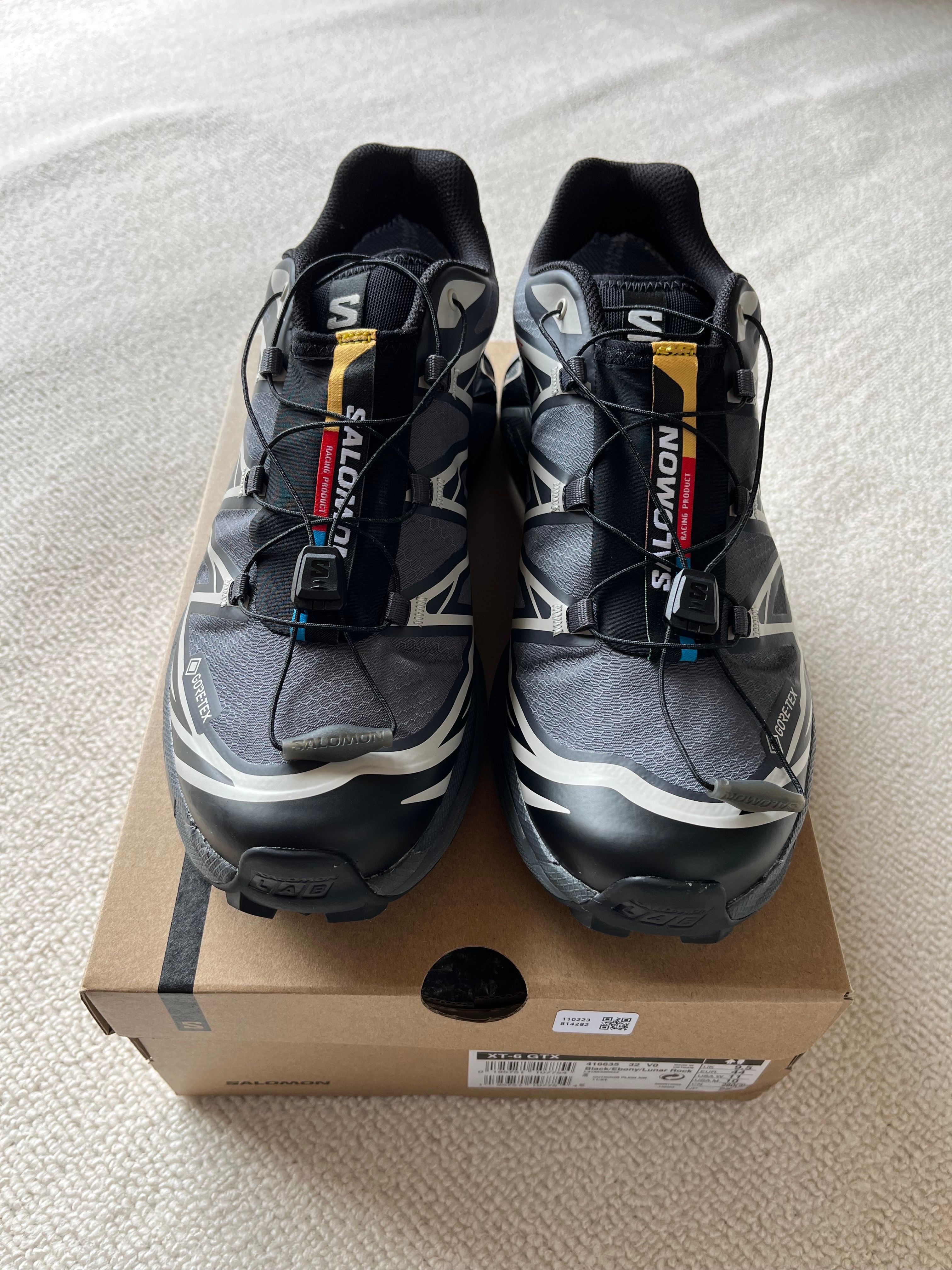 Salomon XT-6 GORE-TEX "Black/Ebony/Lunar Rock"