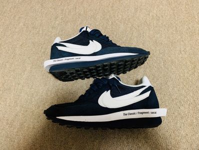 Fragment × sacai × Nike LD Waffle "Blackended Blue"