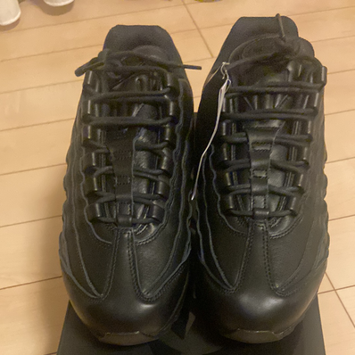 Nike Air Max 95 Big Bubble Leather "Triple Black"