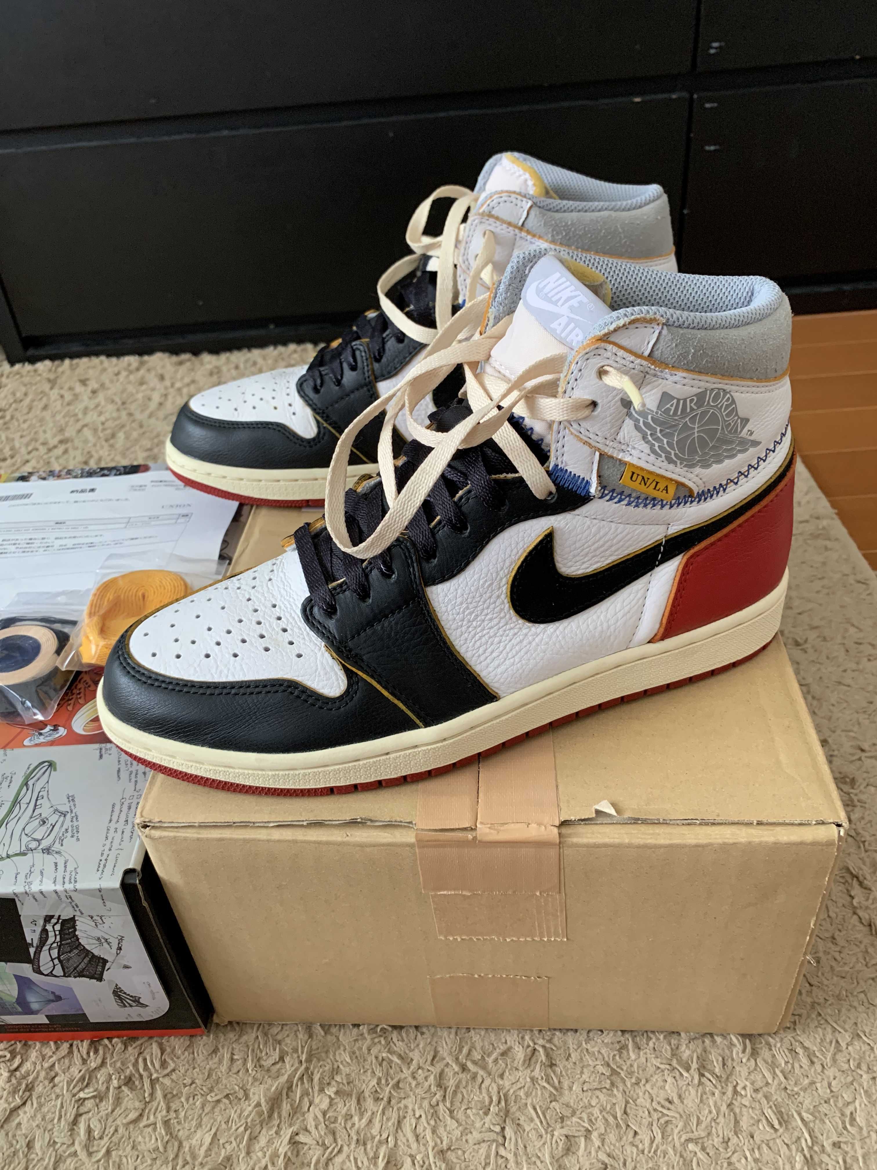 UNION × Nike Air Jordan 1 Retro High OG NRG "Varsity Red/Wolf Grey"