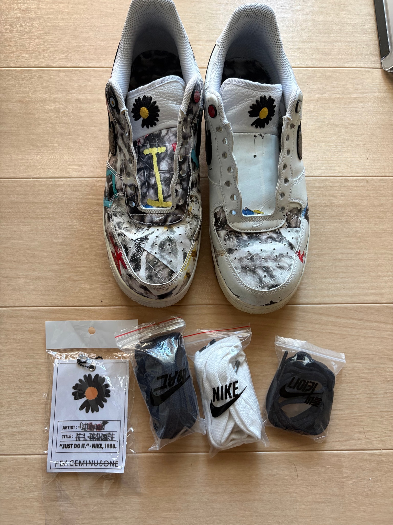 PEACEMINUSONE × Nike Air Force 1 Low "Para-noise/White/Black" / G-DRAGON