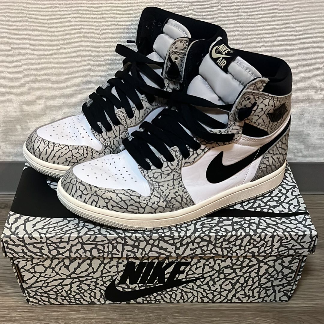 Nike Air Jordan 1 High OG "White Cement/Safari"