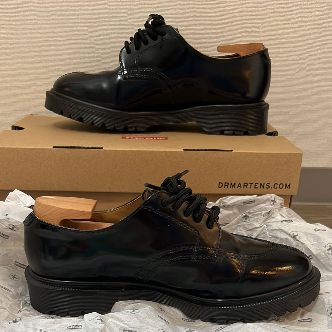 SUPREME × Dr.Martens SPLIT TOE 5-EYE SHOE "BLACK"