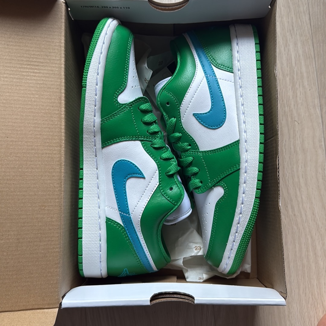 Nike Women's Air Jordan 1 Low "Lucky Green"
