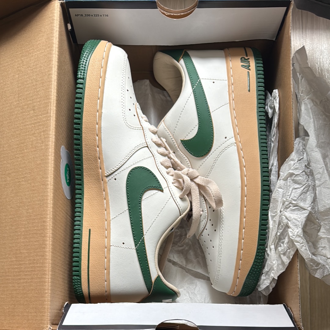 Nike Women's Air Force 1 Low "Green and Muslin"