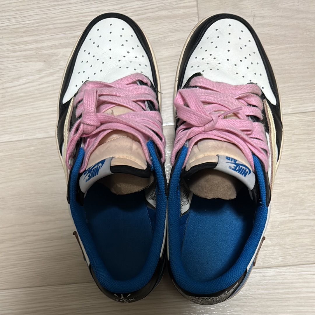 Travis Scott × fragment design × Nike Air Jordan 1 Low OG SP "Military Blue"