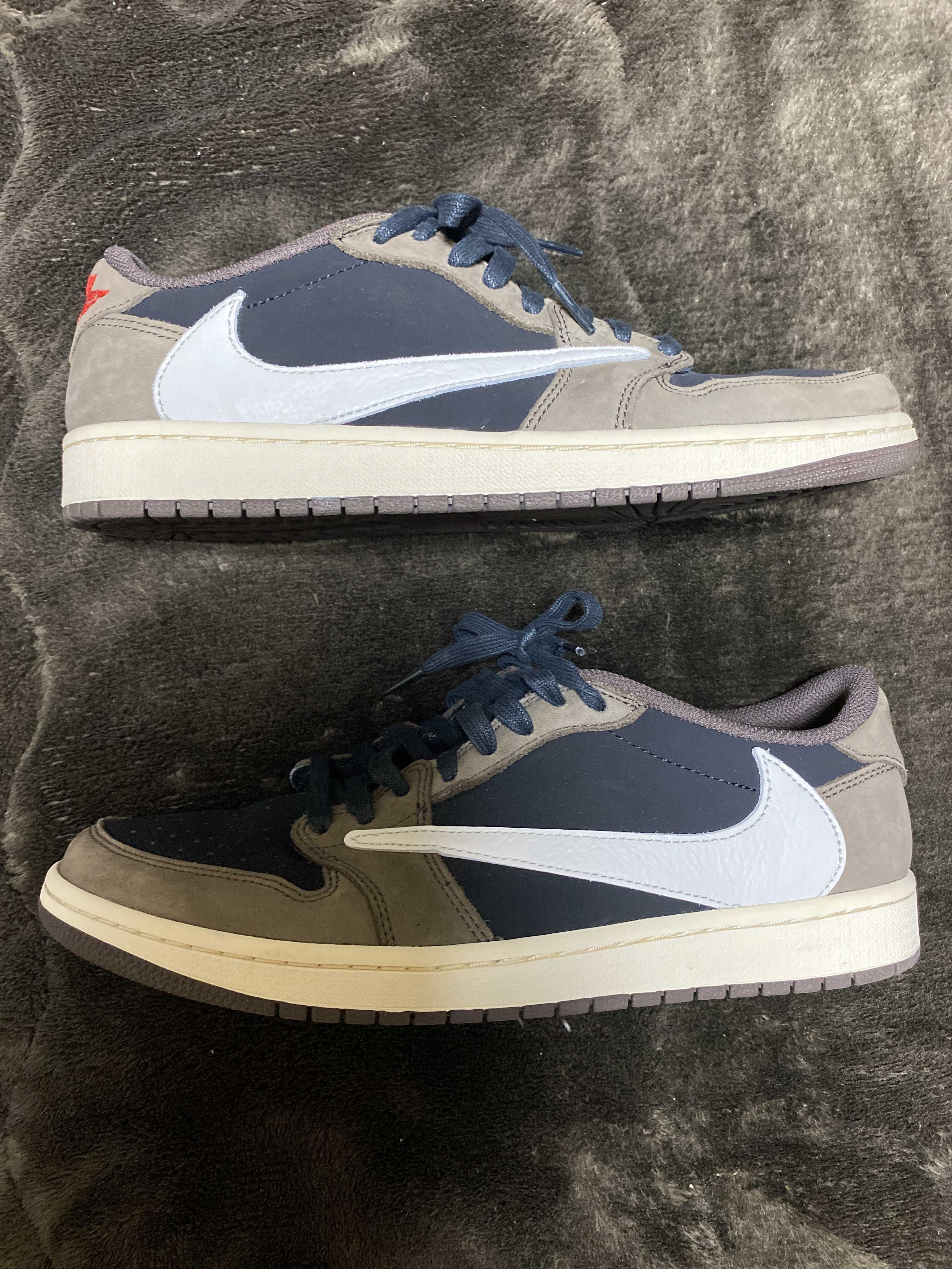 Travis Scott × Nike Air Jordan 1 Low OG SP-T  "Black/Dark Mocha"