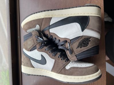 Travis Scott × Nike Air Jordan 1 Retro High OG TS SP "Sail/Dark Mocha"