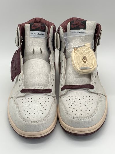 A Ma Maniere × Nike Air Jordan 1 Retro High OG "Sail and Burgundy"