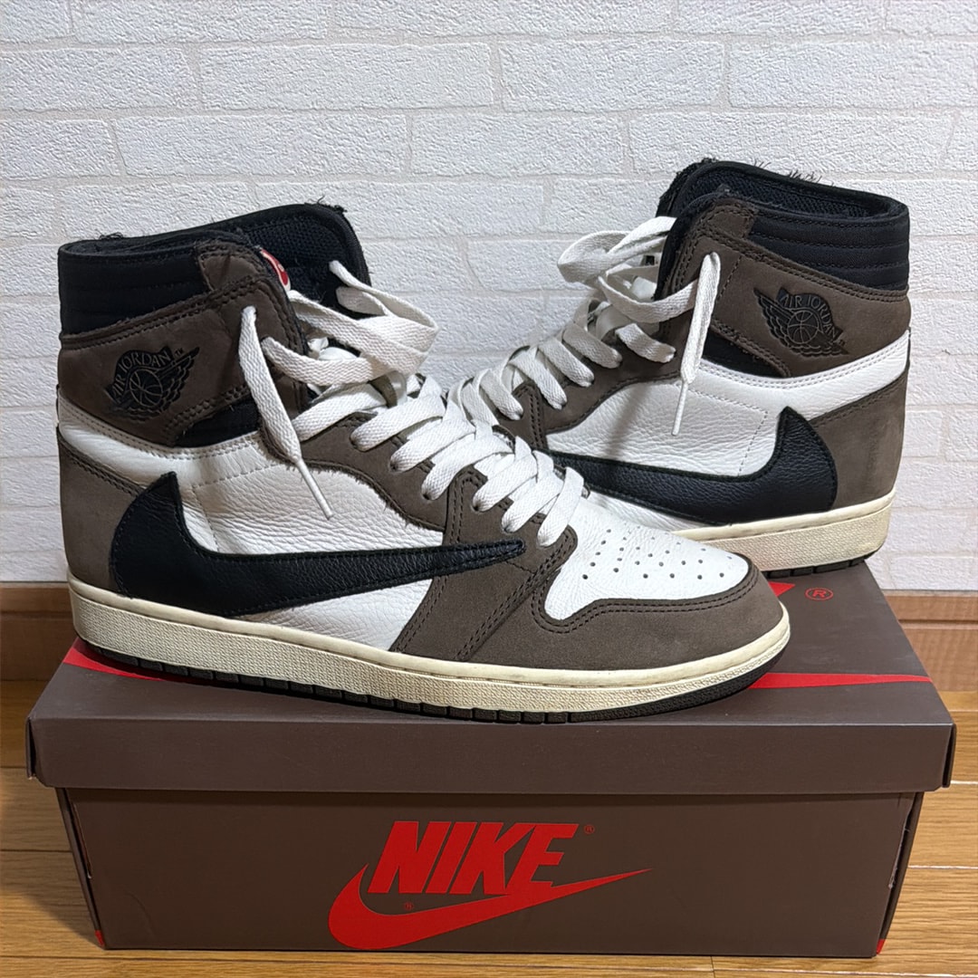 Travis Scott × Nike Air Jordan 1 Retro High OG TS SP "Sail/Dark Mocha"