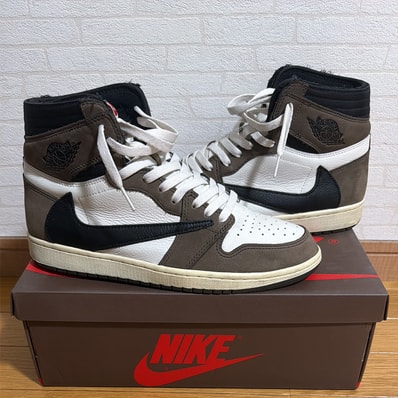 Travis Scott × Nike Air Jordan 1 Retro High OG TS SP "Sail/Dark Mocha"