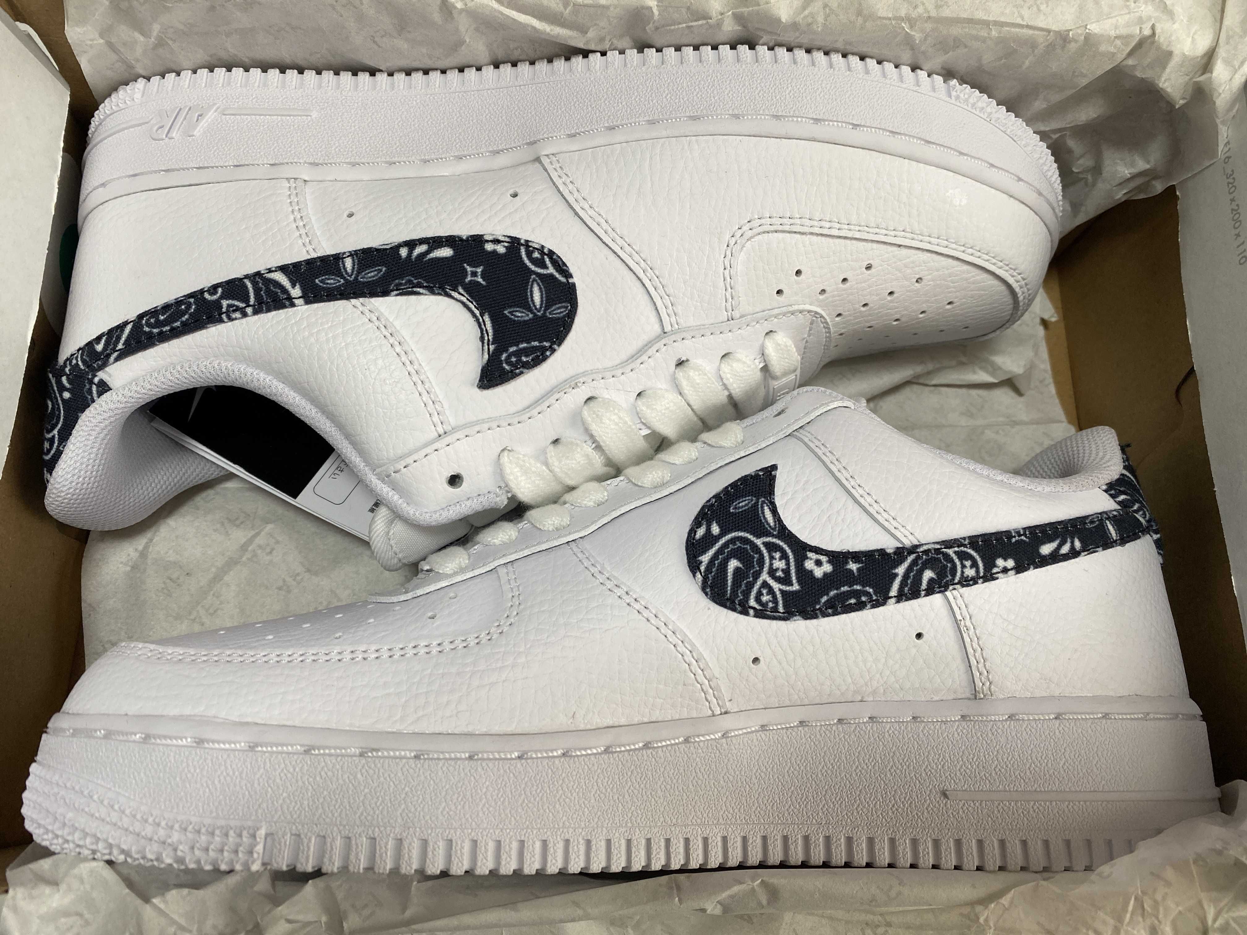 Nike Women's Air Force 1 Low '07 Essential "Black Paisley"