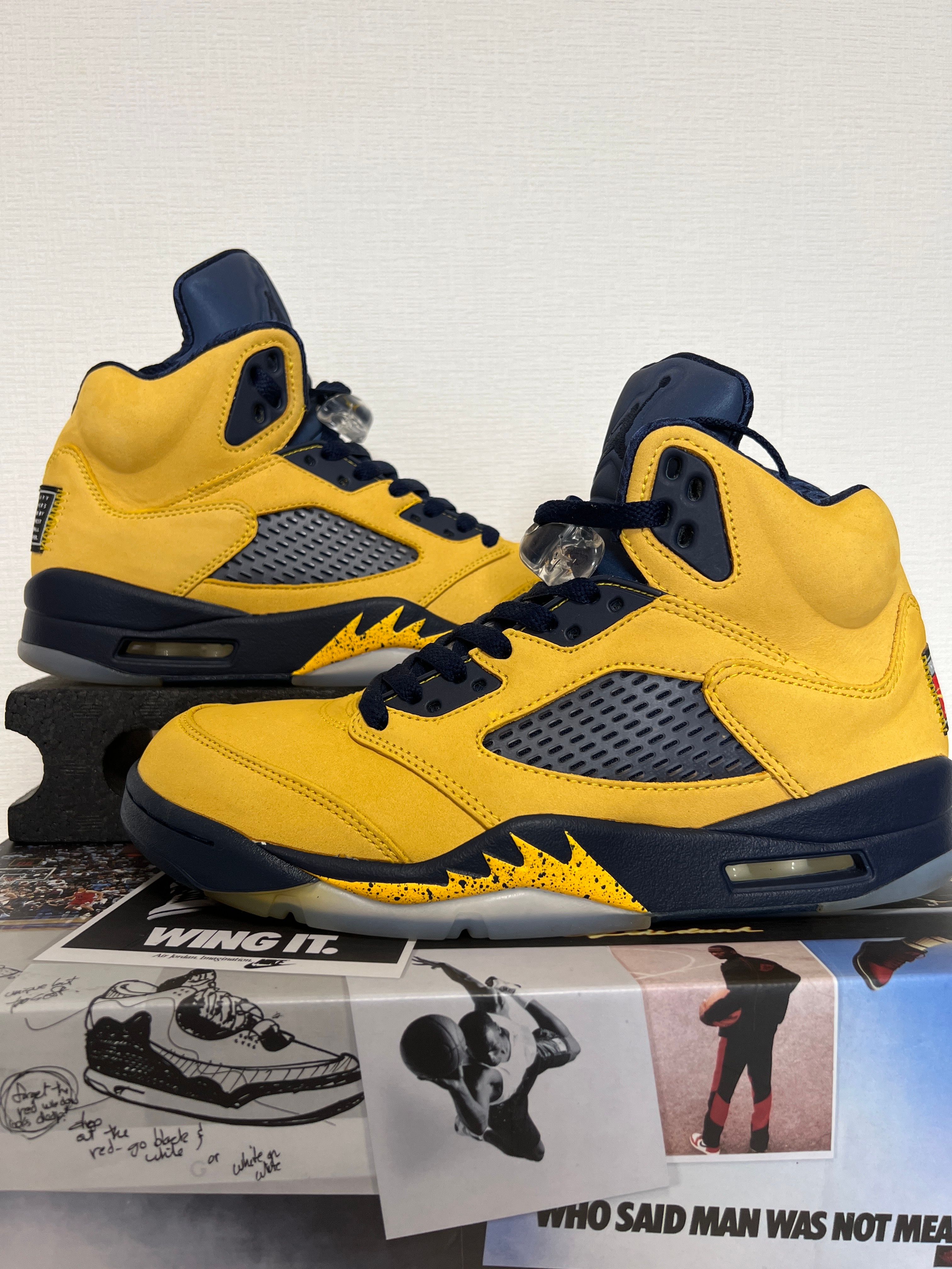 NIKE AIR JORDAN 5 "MICHIGAN"
