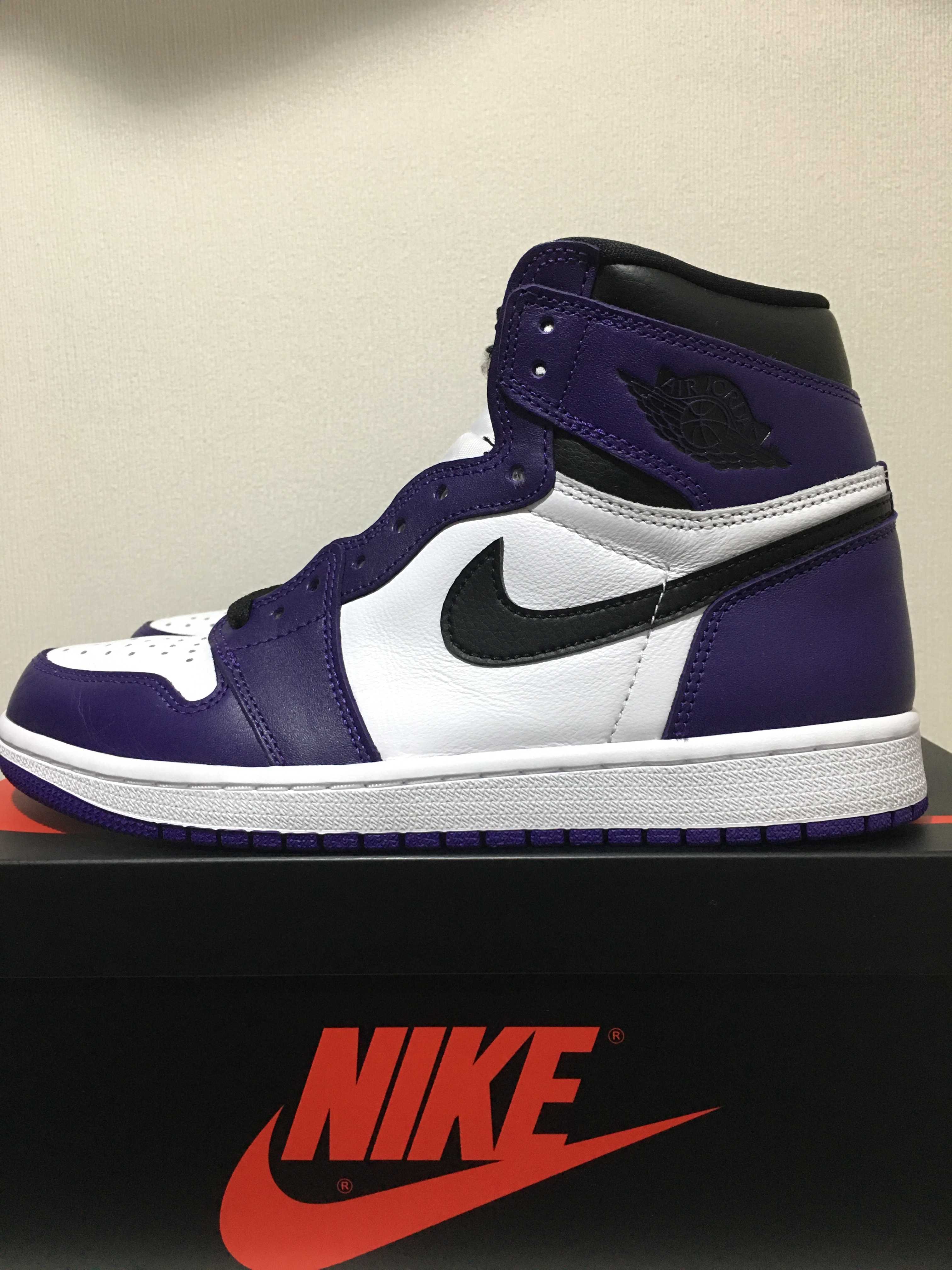 Nike Air Jordan 1 Retro High OG "Court Purple White/Black" (2020)   