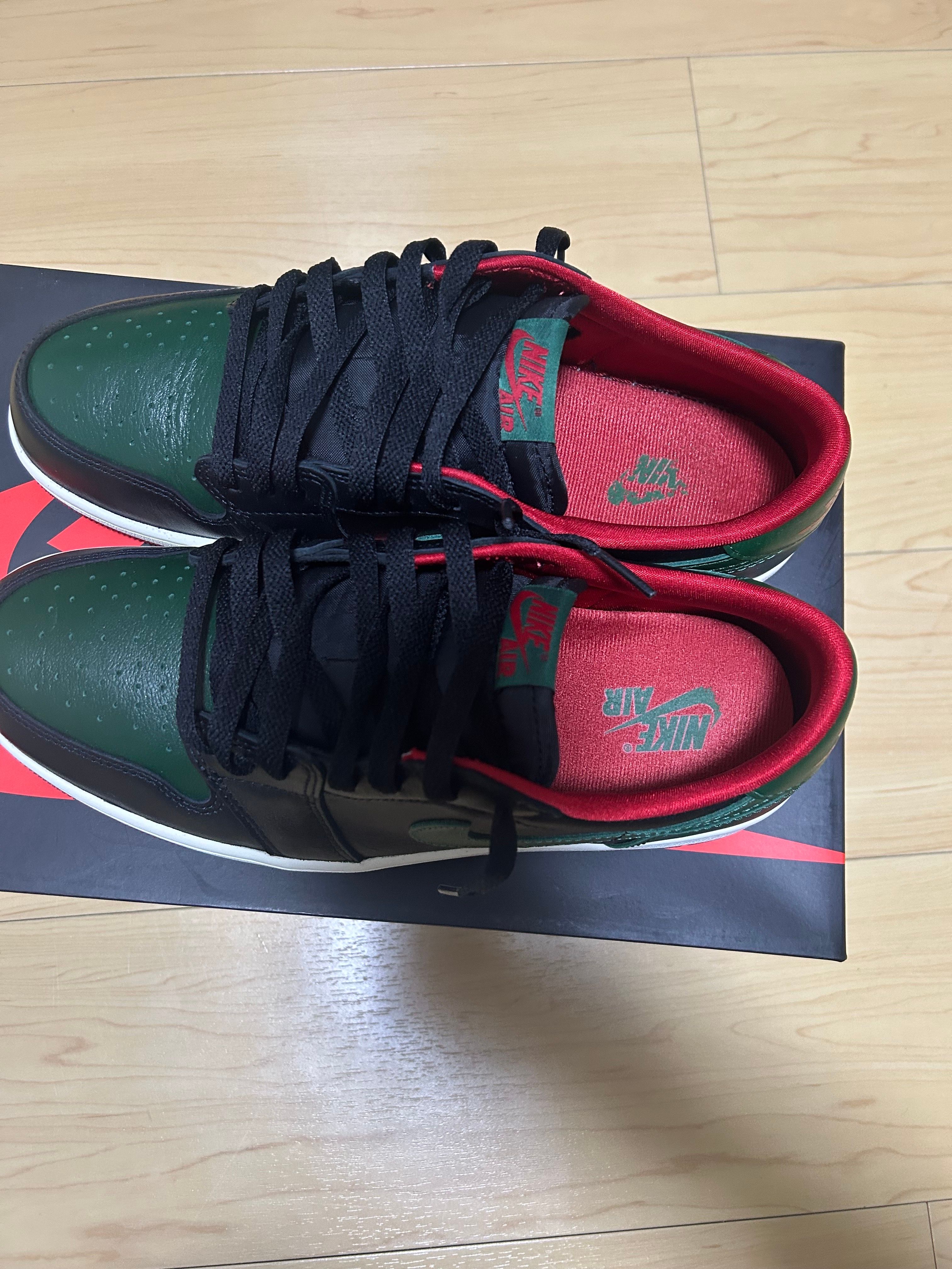 Nike Women's Air Jordan 1 Retro Low OG "Black and Gorge Green"