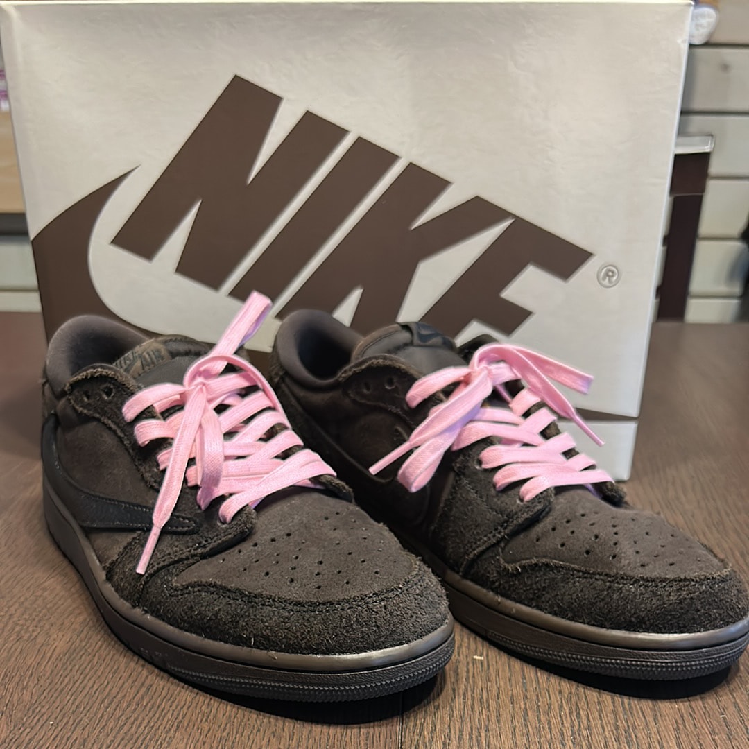 Travis Scott × Nike Air Jordan 1 Low OG SP "Velvet Brown and Dark Mocha"
