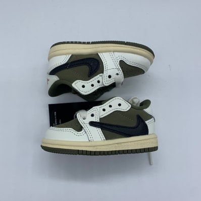 Travis Scott × Nike TD Jordan 1 Low OG SP "Reverse Olive"