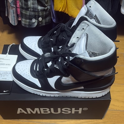 AMBUSH × Nike Dunk High "Black"