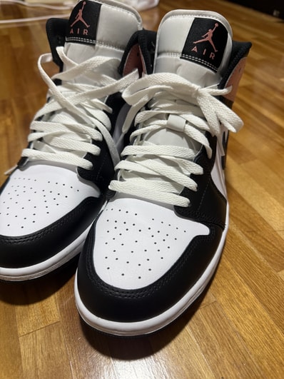 Nike Air Jordan 1 Mid "White/Rust Pink/Black"