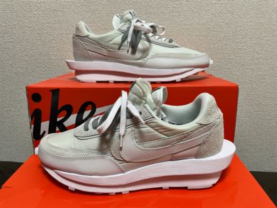 sacai × Nike LDV Waffle "Triple White"