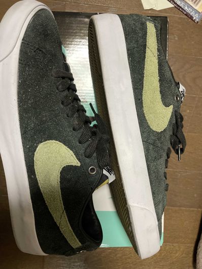 Stussy × Nike SB Blazer Low "Black/Palm Green"