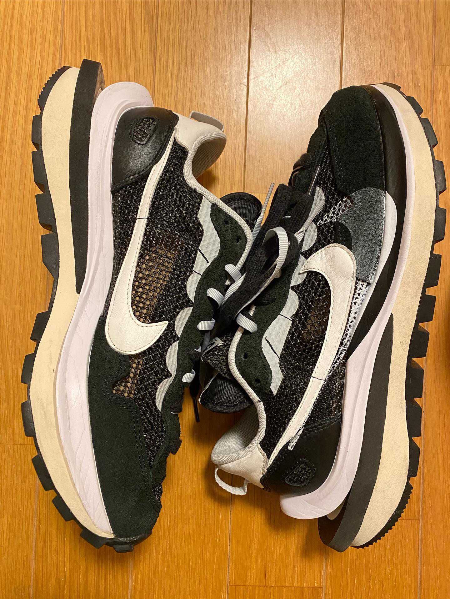 sacai × Nike Vapor Waffle "Black and White"