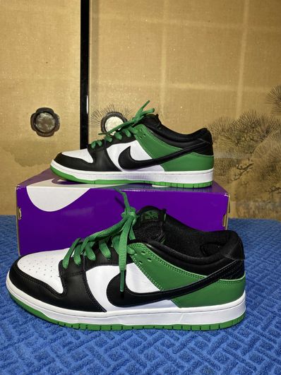 Nike SB Dunk Low Pro "Black and Classic Green"