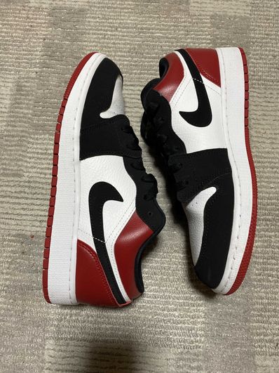 Nike GS Air Jordan 1 Low "Black Toe"