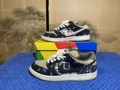 Travis Scott × Nike SB Dunk Low "Black/Parachute Beige"