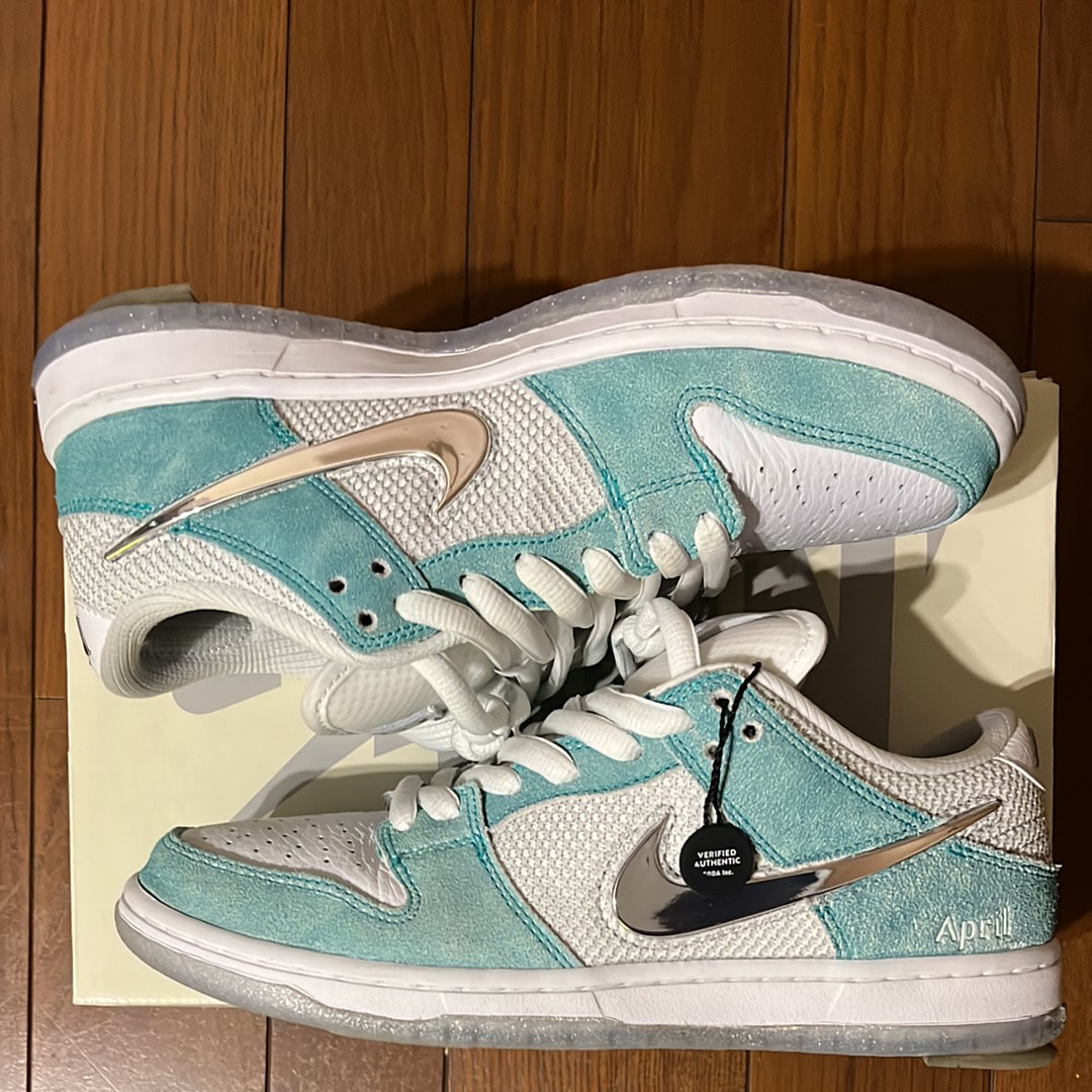 APRIL SKATEBOARDS × Nike SB Dunk Low Pro QS "White and Multi-Color"