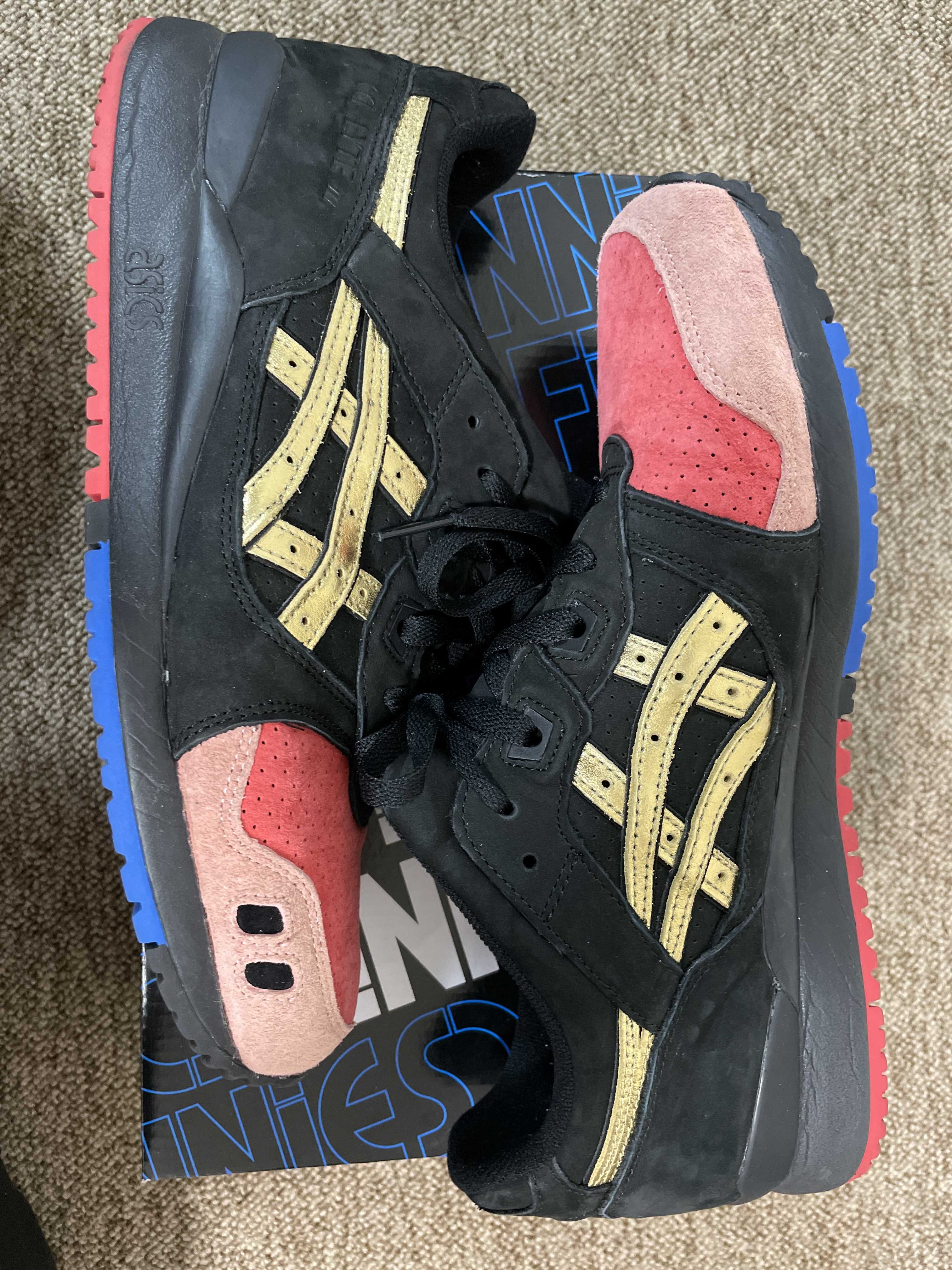 Ronnie Fieg × Asics Gel-Lyte III Tokyo Trio 252.1 "Black/Gold" 