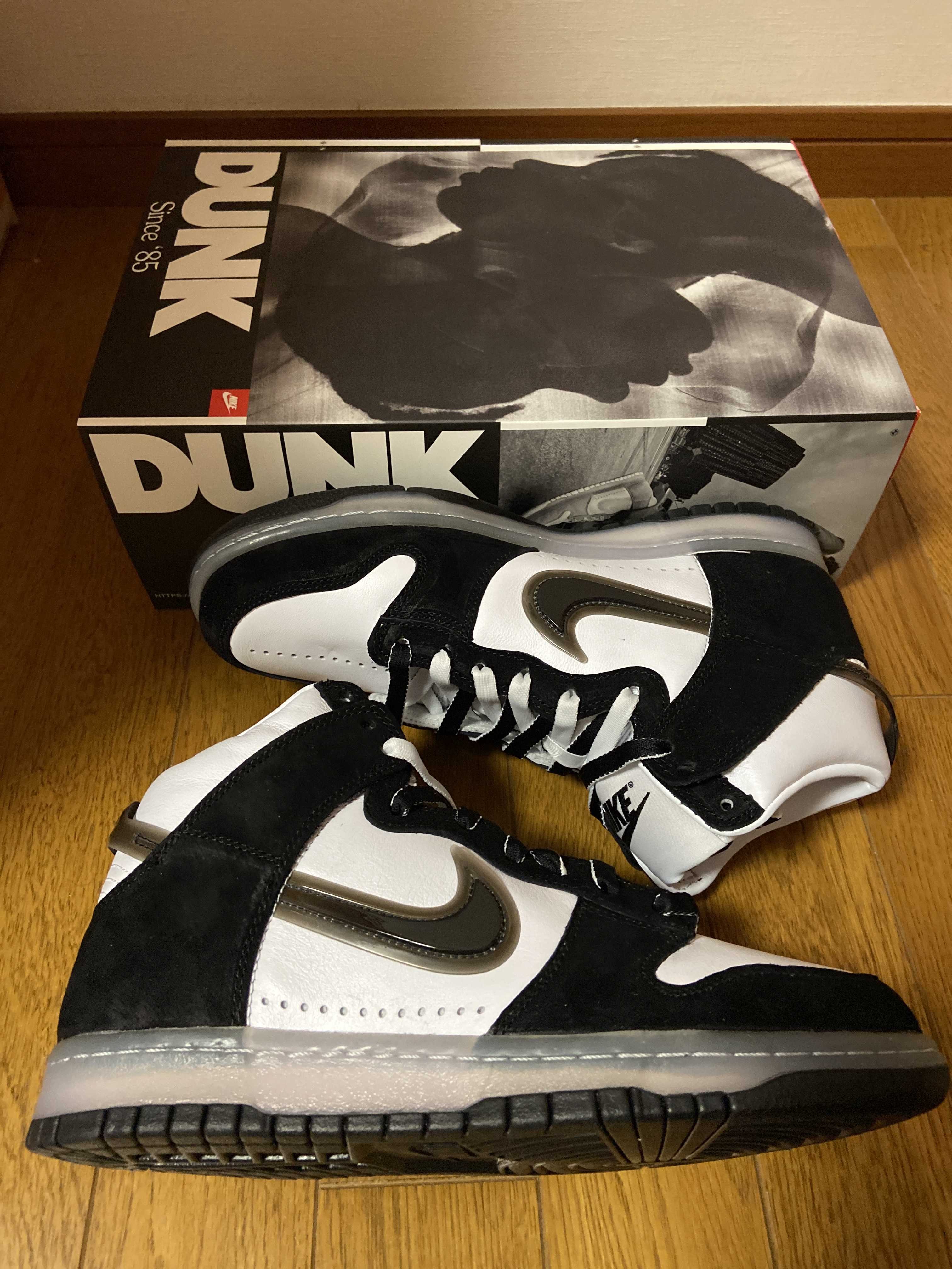 SLAM JAM x NIKE DUNK HIGH "WHITE/CLEAR BLACK"