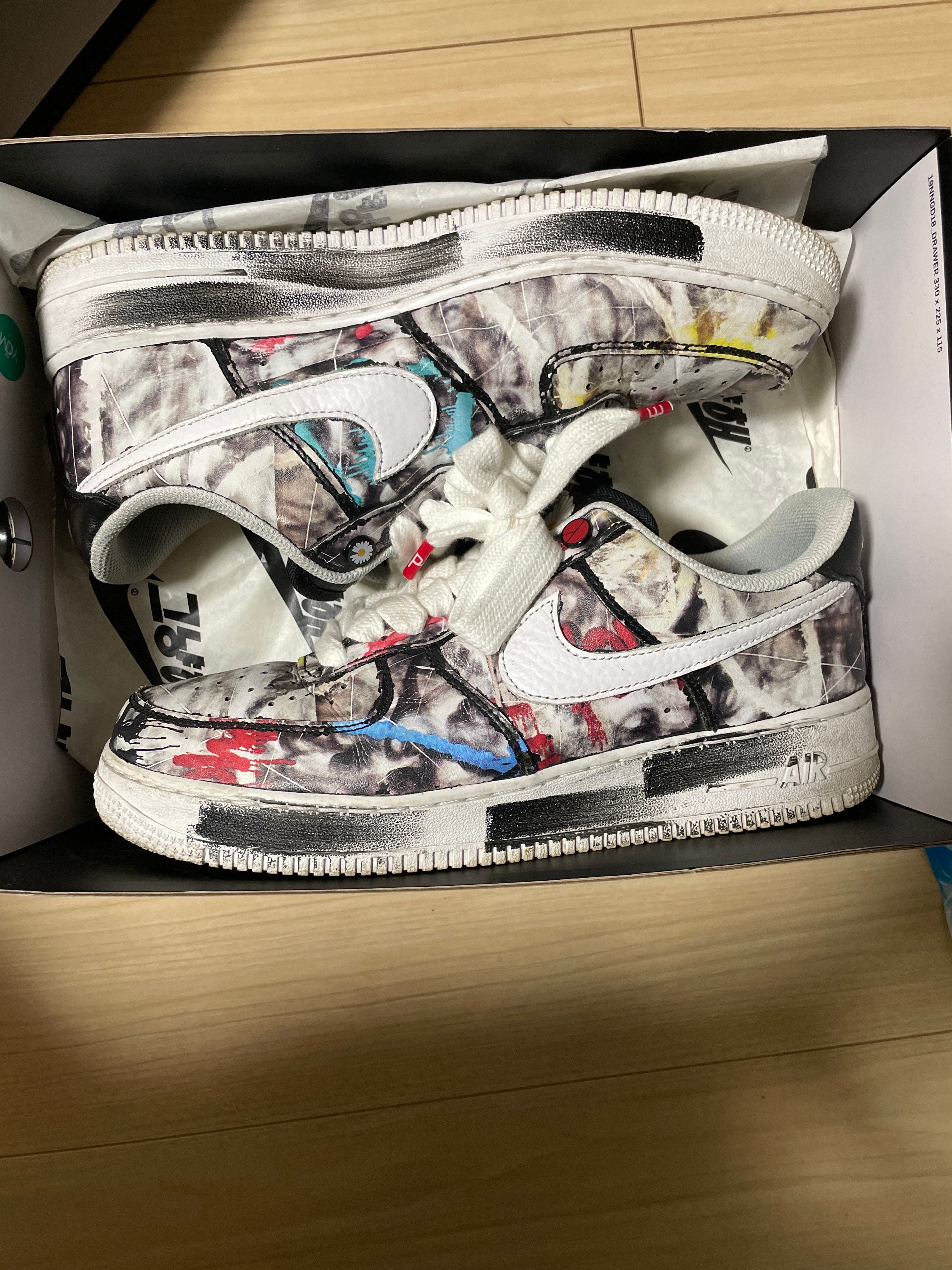 PEACEMINUSONE × Nike Air Force 1 Low Para Noise "Black" / G-DRAGON